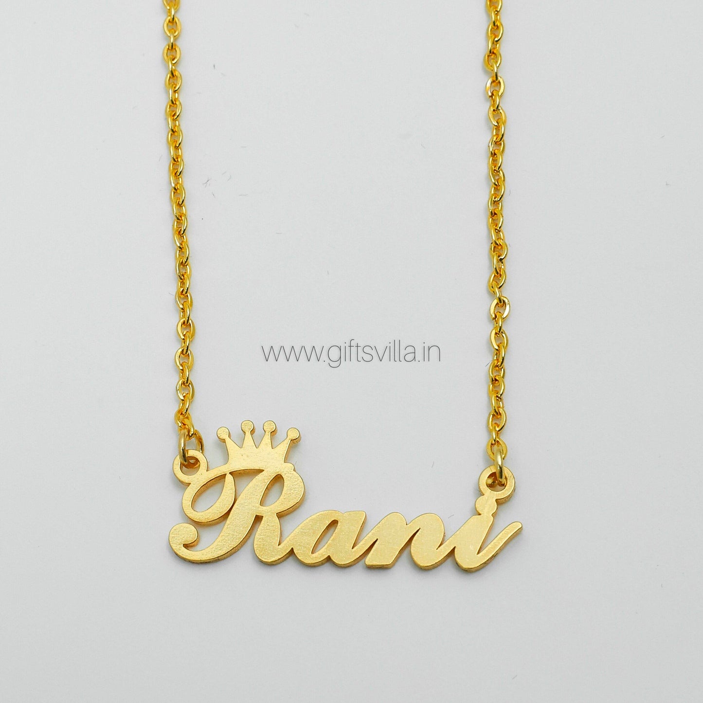 Crown Name Necklace