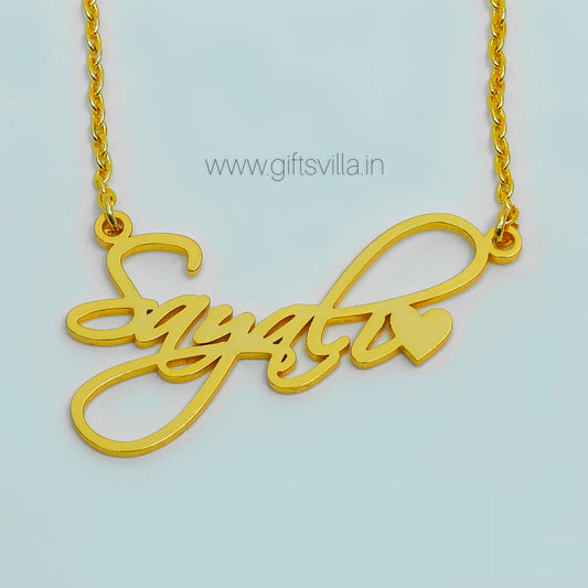 Love Sign Name Necklace