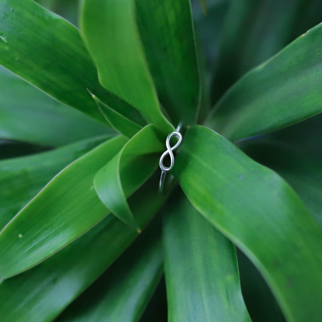 INFINITY BOND STERLING SILVER RING