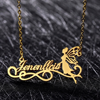 Angel Name Necklace