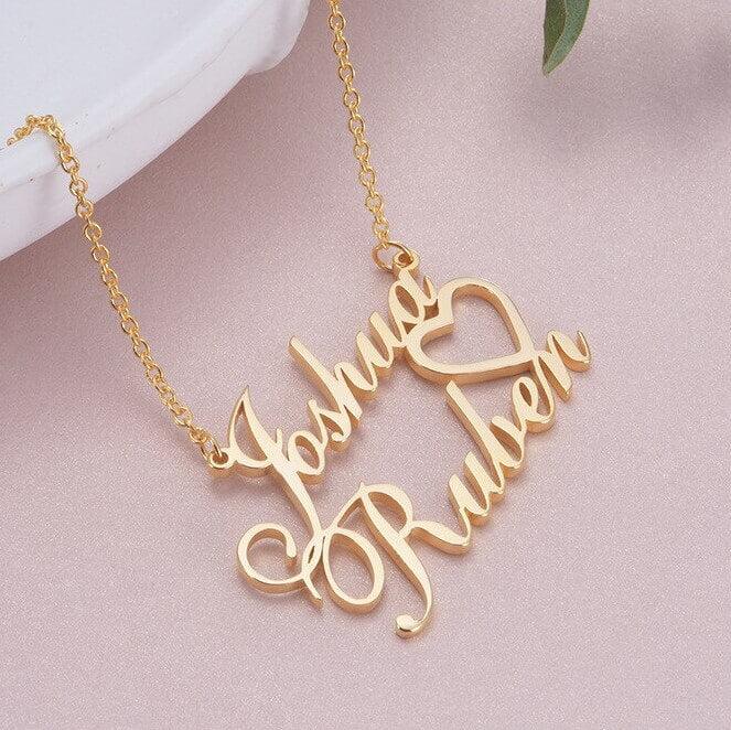 Couple Love Name Necklace