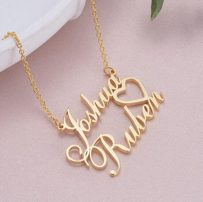 Couple Love Name Necklace