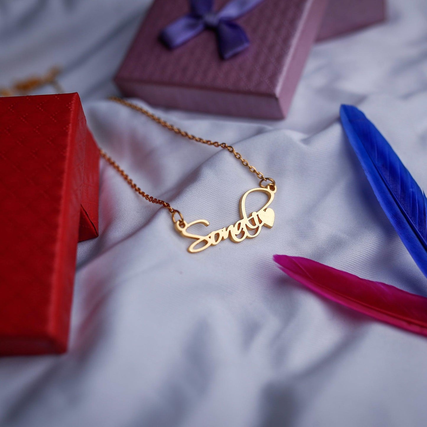 Love Sign Name Necklace