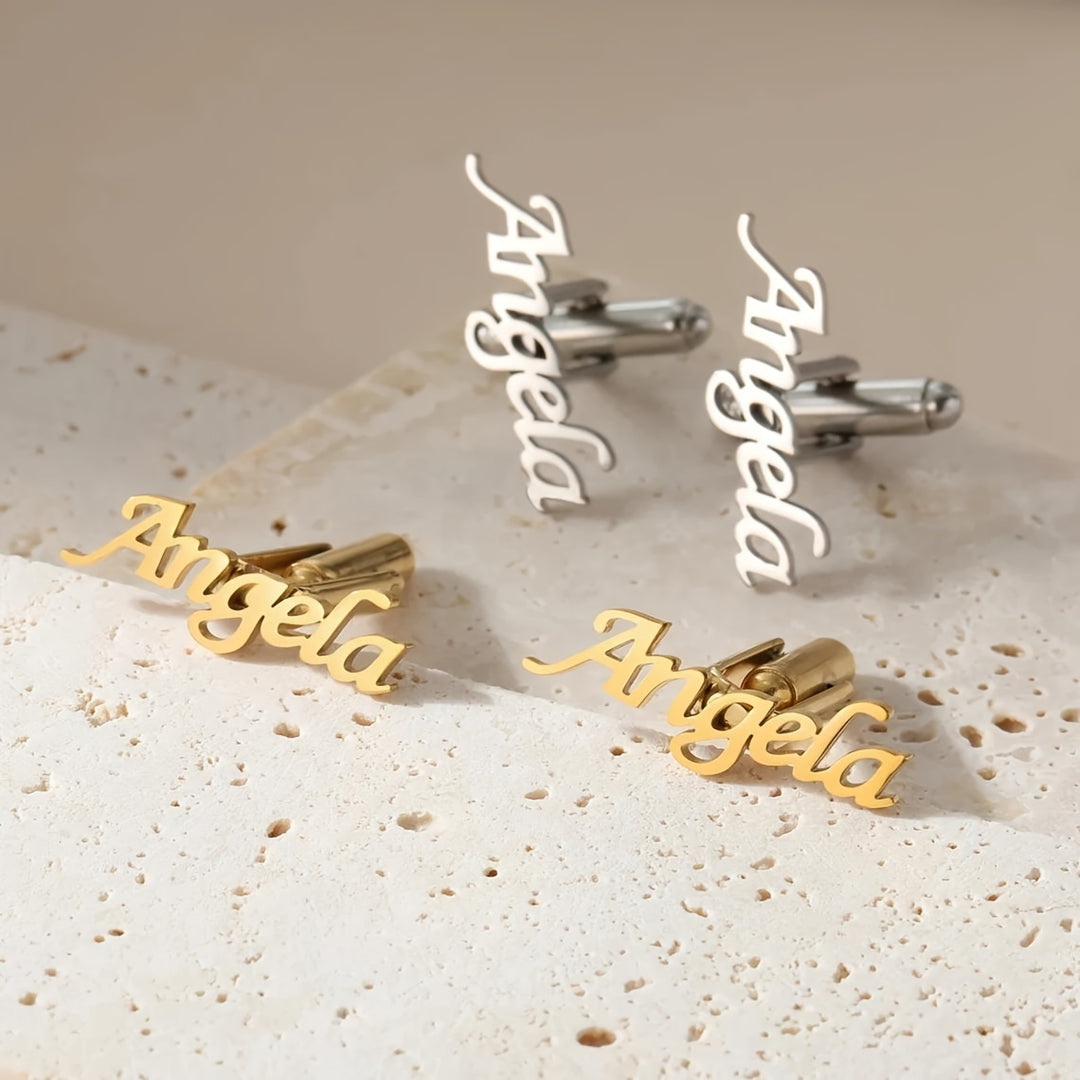 Personalized Name Cufflink For Men