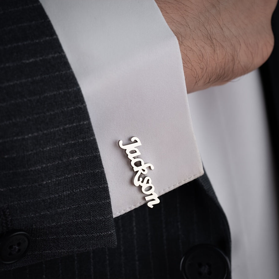 Personalized Name Cufflink For Men
