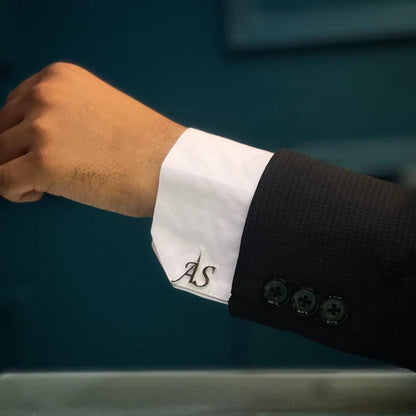 Personalized Initial Letter Cufflink For Men
